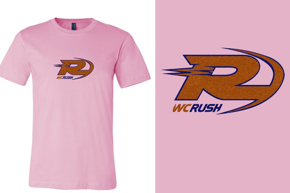 WC Rush - glitter Unisex t-shirt