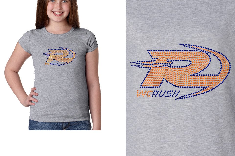 Rhinestones WC Rush Girls' Princess T-Shirt