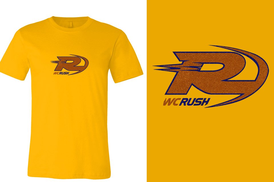 WC Rush - glitter Unisex t-shirt
