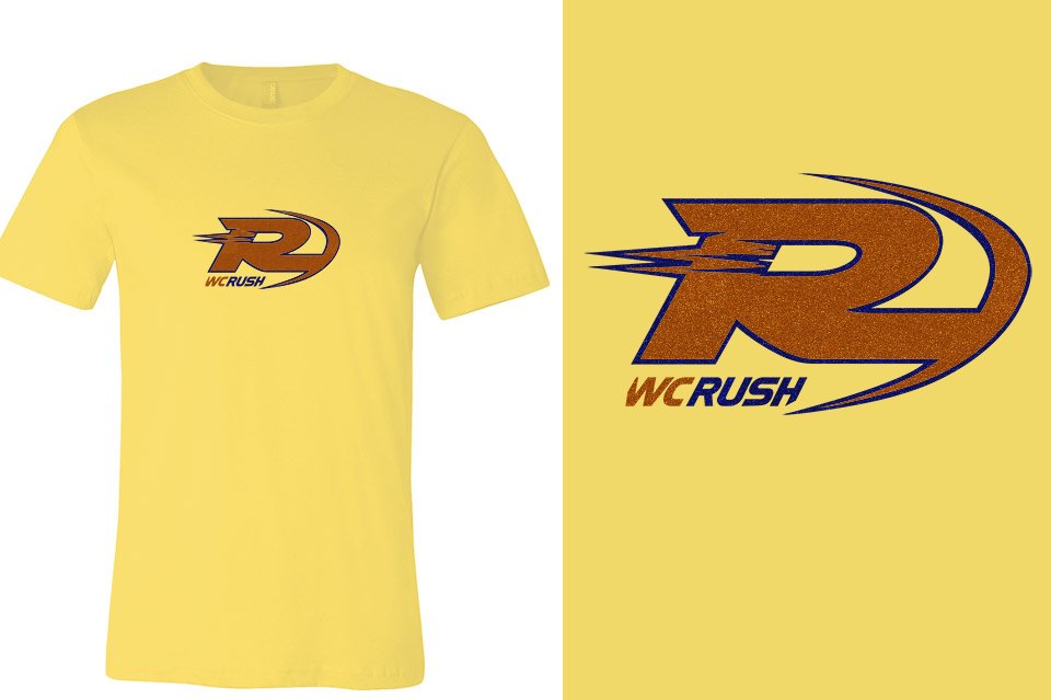 WC Rush - glitter Unisex t-shirt