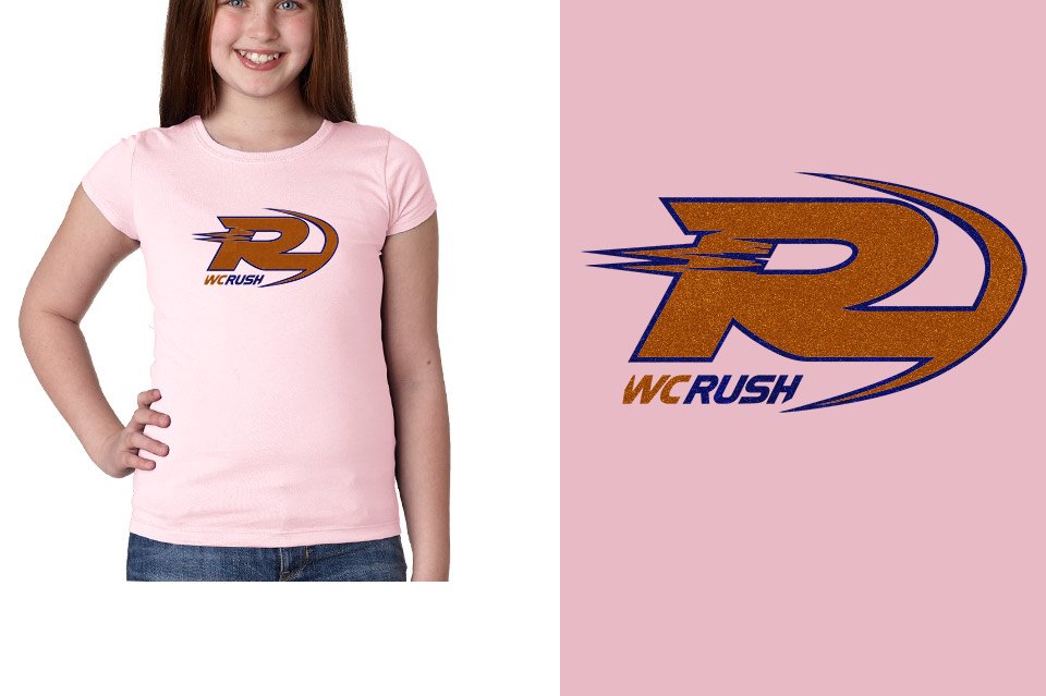 WC Rush - glitter Girls' Princess T-Shirt