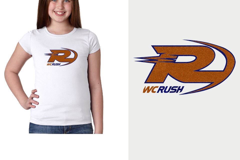 WC Rush - glitter Girls' Princess T-Shirt